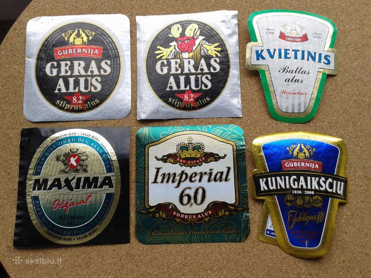 Alaus etiketės ,Gubernija" - nuotraukos Nr. 3