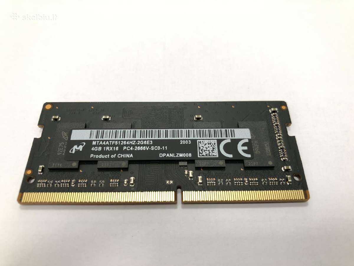 So-dimm Ddr4 2666mhz RAM moduliai