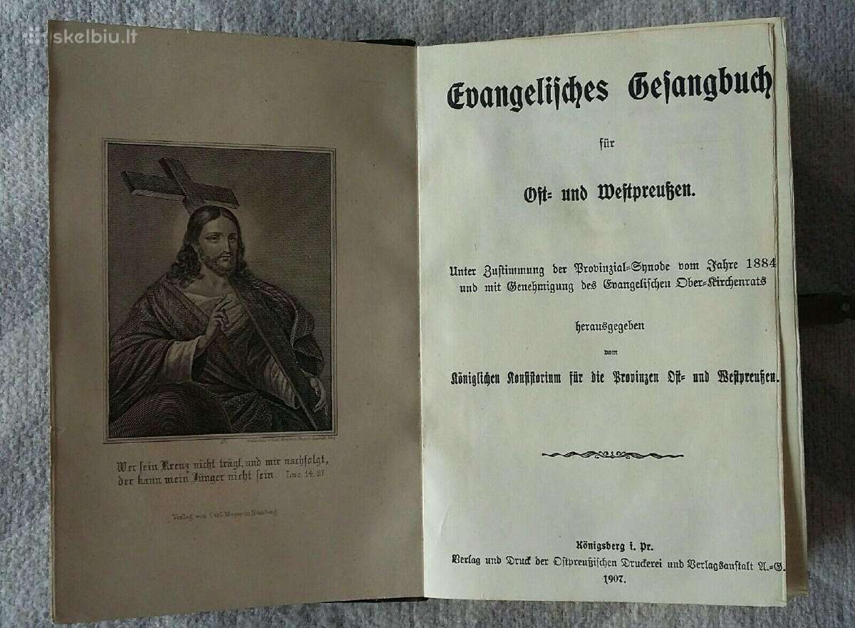 Evangelija Konigsberg leidyba 1907 m. - nuotraukos Nr. 2