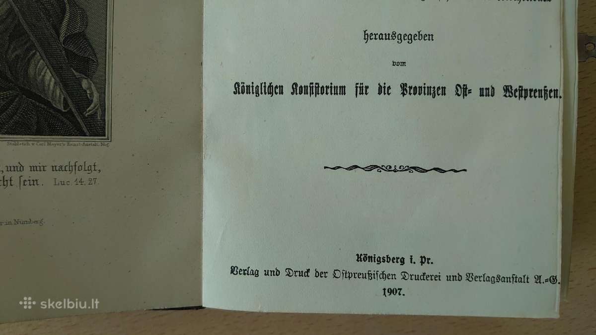 Evangelija Konigsberg leidyba 1907 m. - nuotraukos Nr. 15