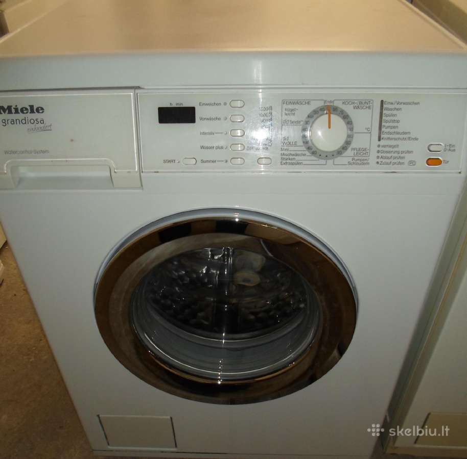 Skalbimo Masina Miele Grandiosa Koriniu Bugnu