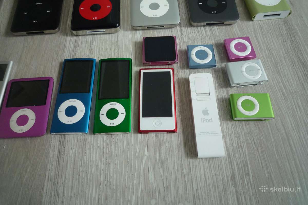 Apple iPod grotuvai, ivairiu generaciju - nuotraukos Nr. 2