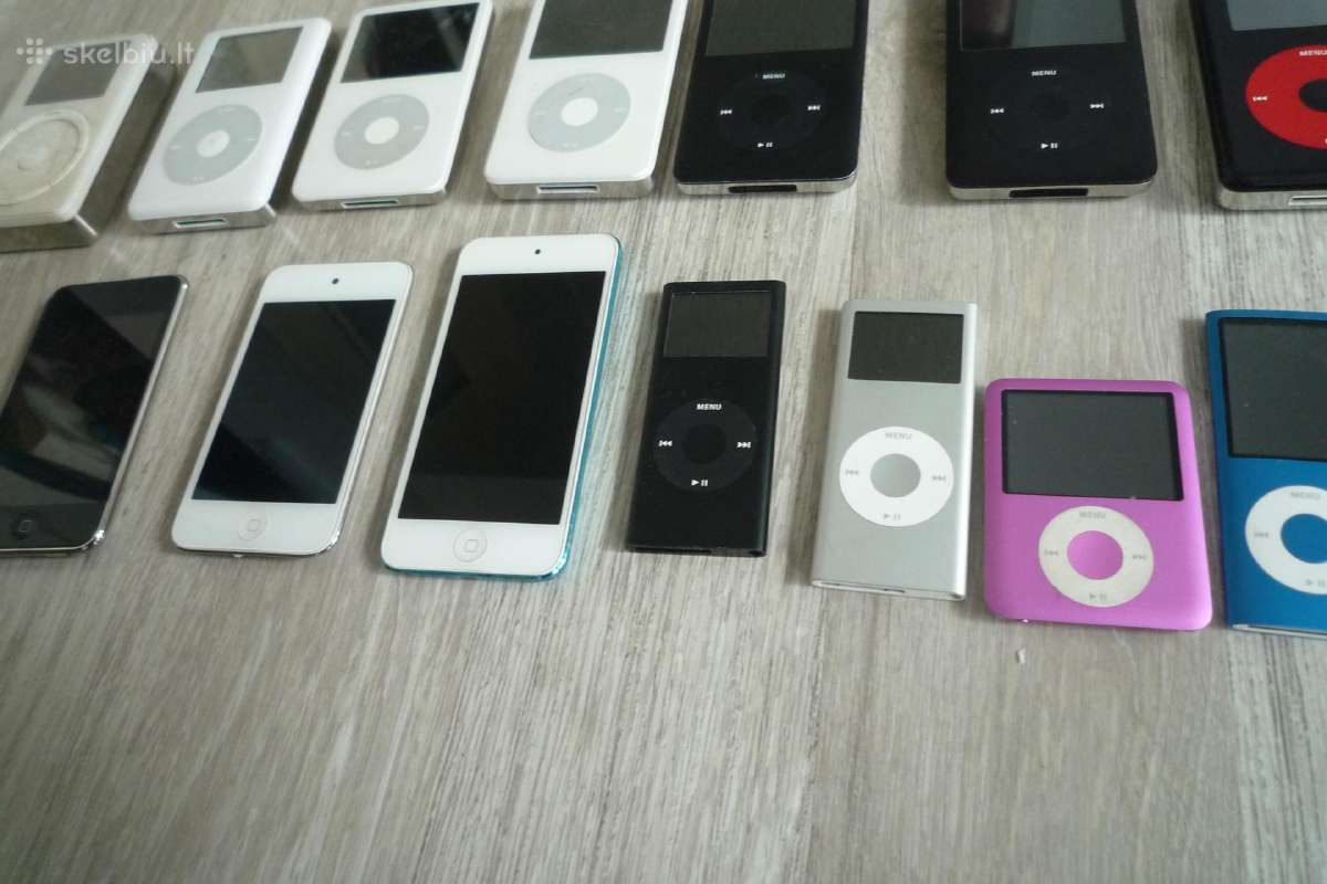 Apple iPod grotuvai, ivairiu generaciju - nuotraukos Nr. 3