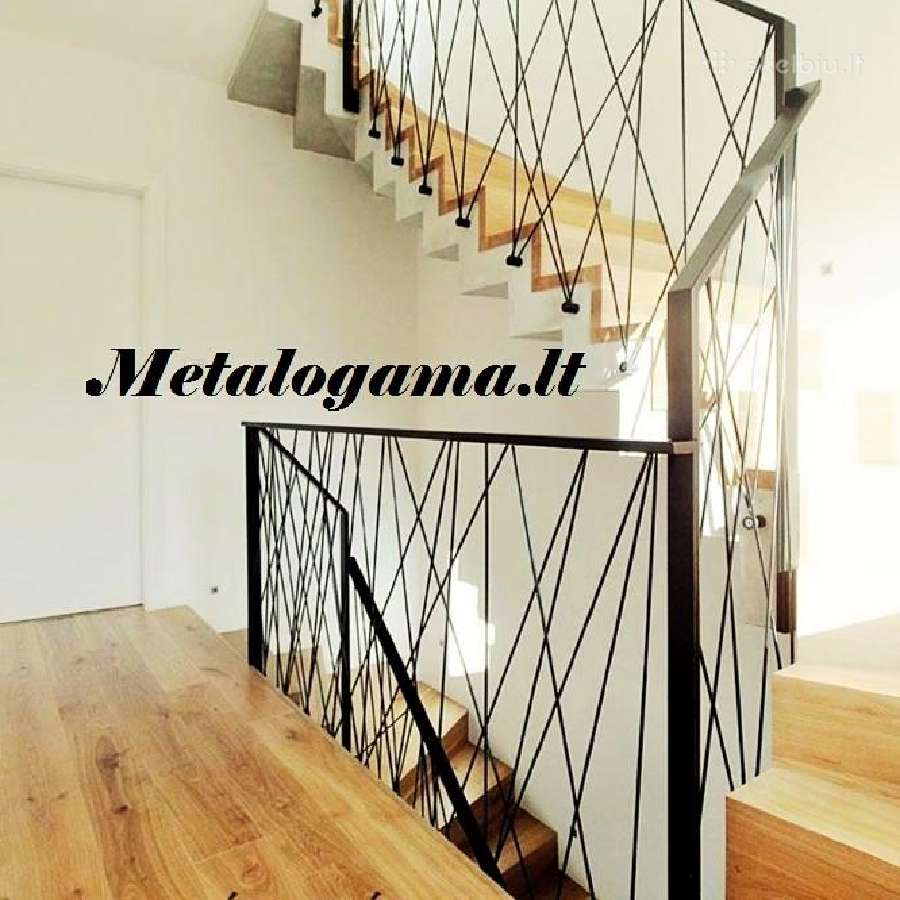 Modernūs Laiptų turėklai - nuotraukos Nr. 11