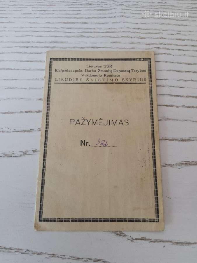 Darbo žmonių pažymėjimas