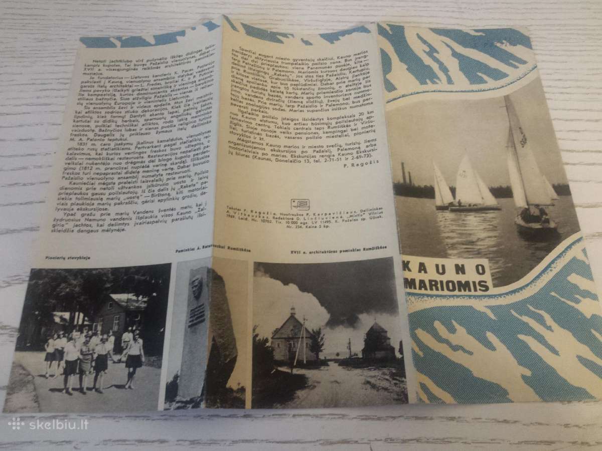 Kauno marios brošiūra 1969 m. - nuotraukos Nr. 2
