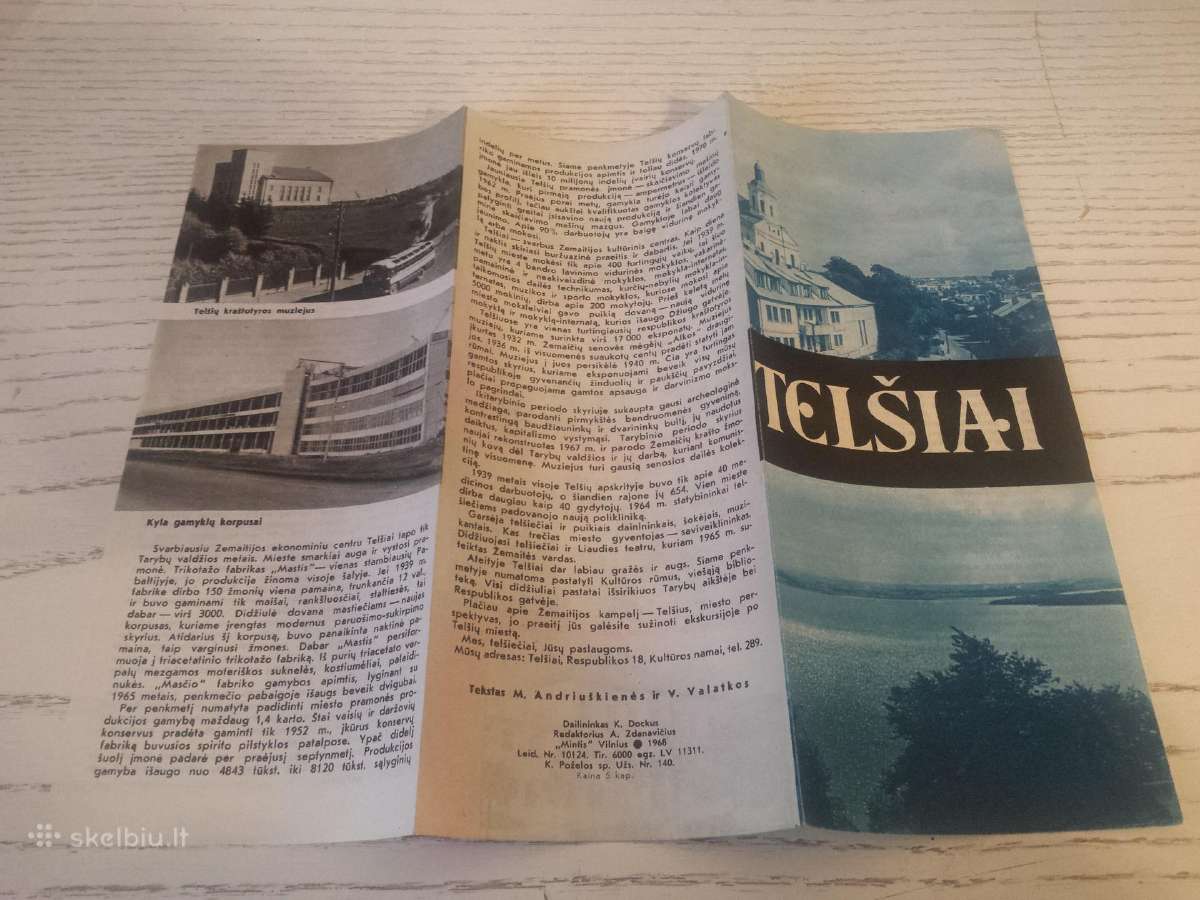 Telšiai brošiūra 1968 m.
