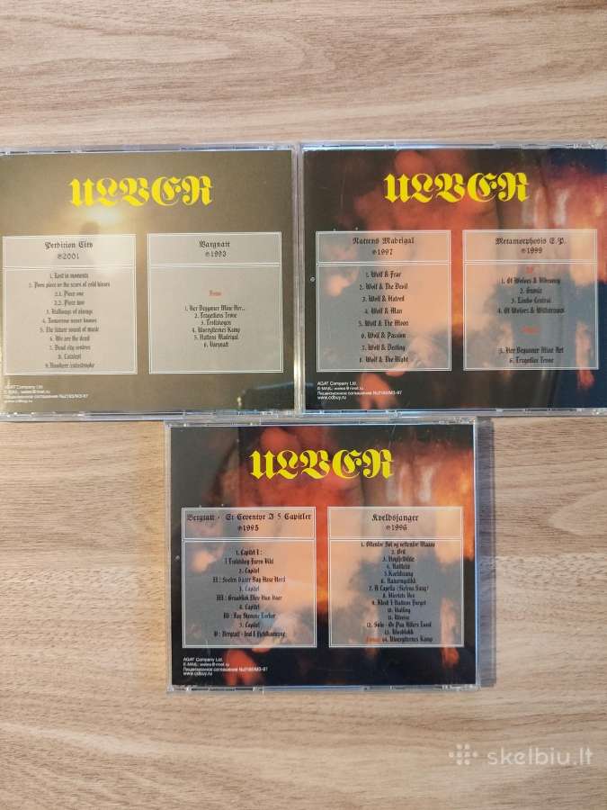 Ulver 3 CD diskai - nuotraukos Nr. 2