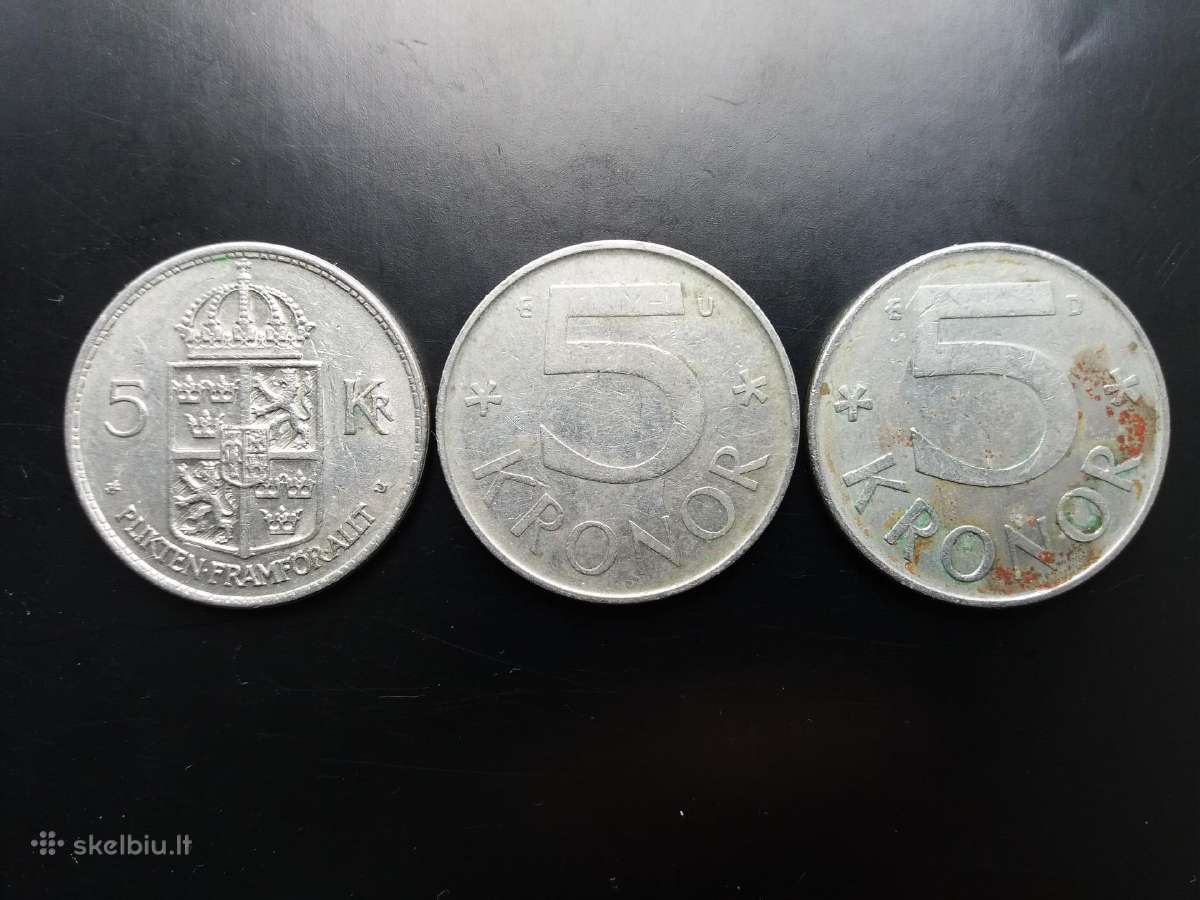 Atnaujinta. Švedijos Karalystės monetos - nuotraukos Nr. 3