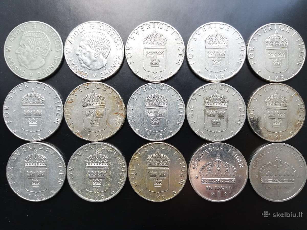 Atnaujinta. Švedijos Karalystės monetos - nuotraukos Nr. 7