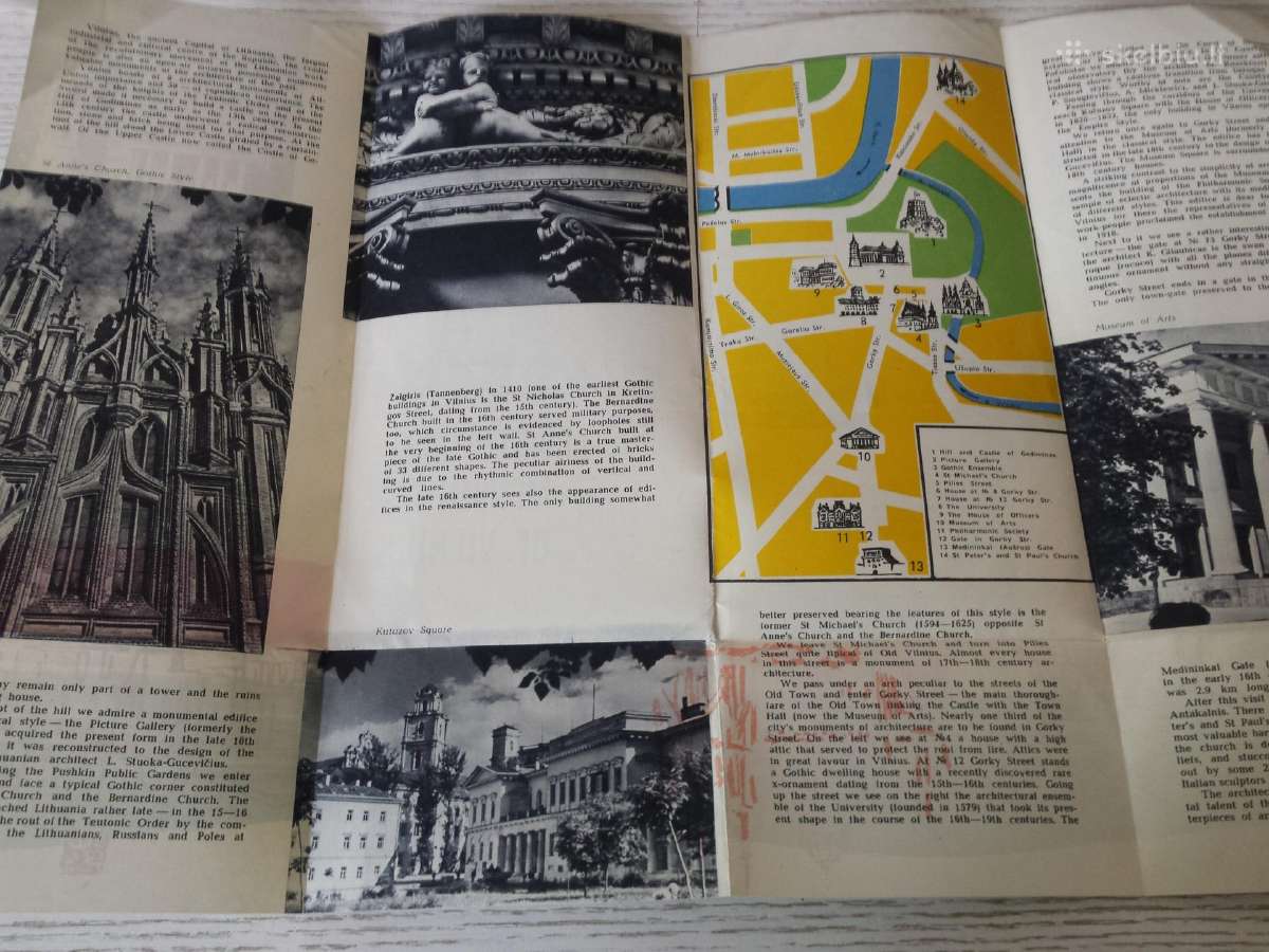 Vilniaus brošiūra 1963 m. anglų kalba - nuotraukos Nr. 3