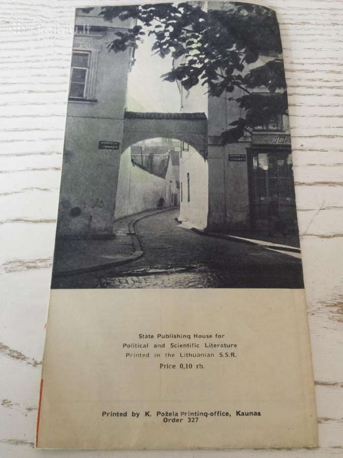 Vilniaus brošiūra 1963 m. anglų kalba - nuotraukos Nr. 2