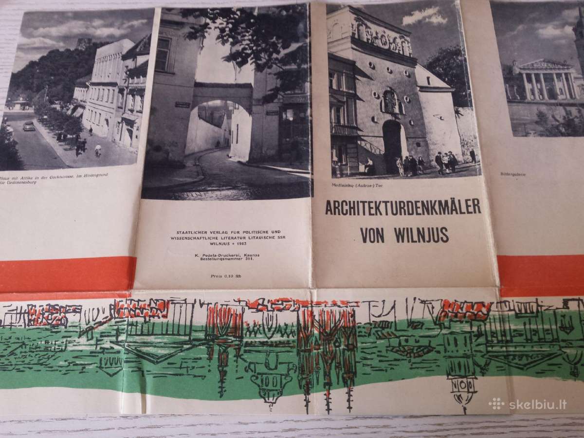 Vilniaus brošiūra 1963 m. vokiečių kalba - nuotraukos Nr. 3