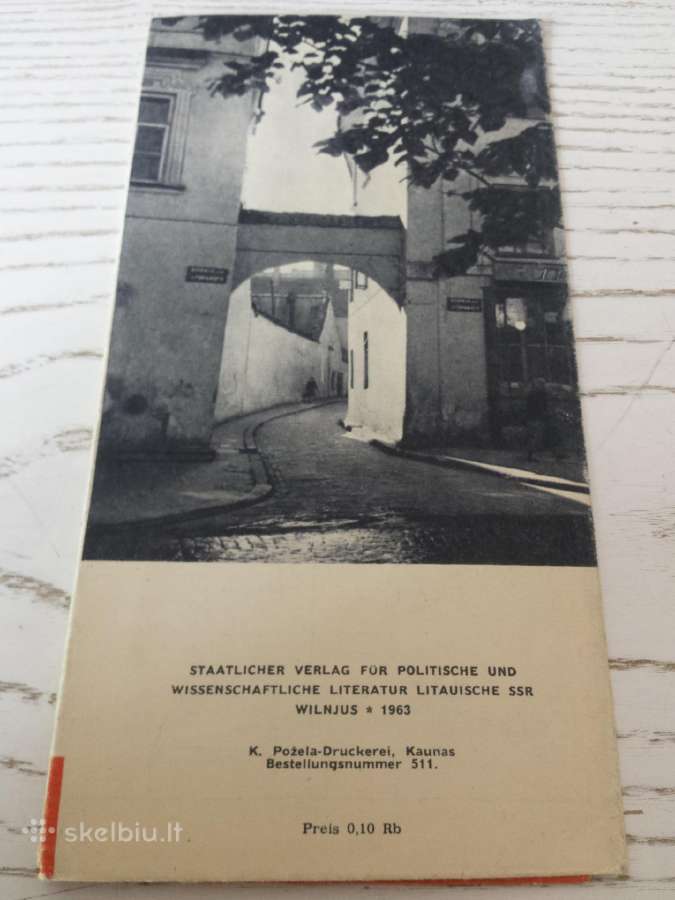 Vilniaus brošiūra 1963 m. vokiečių kalba - nuotraukos Nr. 2