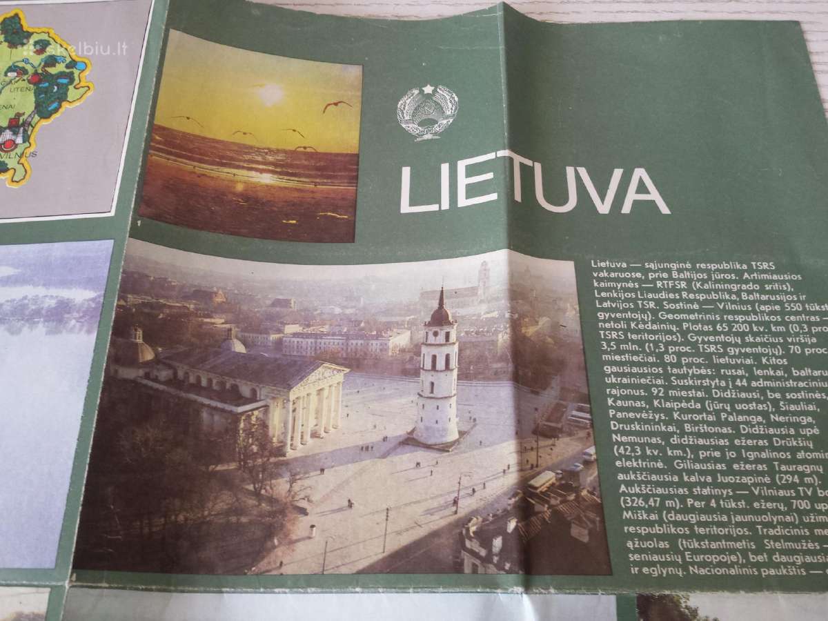 Brošiūra Lietuva 1987 m.