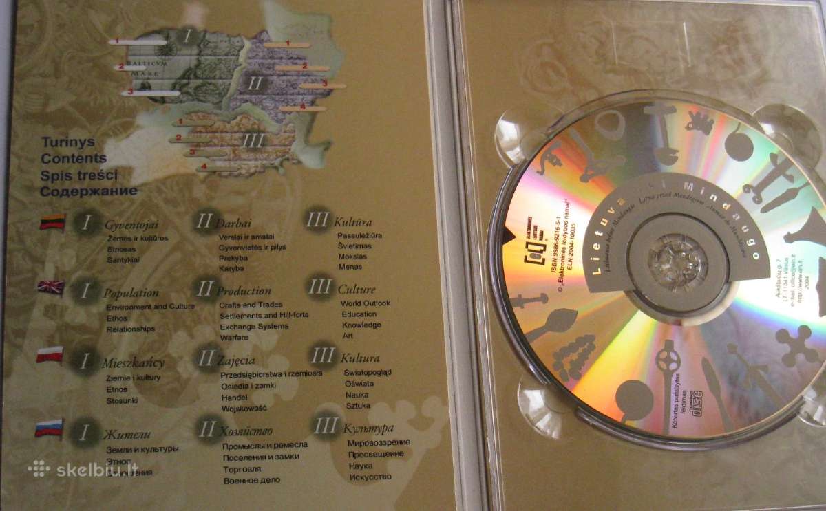 Lietuva iki Mindaugo laiku CD istorija