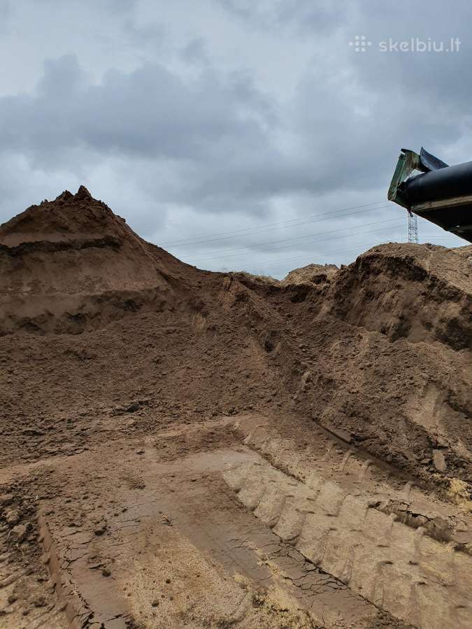 Zvyras Smėlis Skalda Atsijos Juodžemis Gruntas - nuotraukos Nr. 13