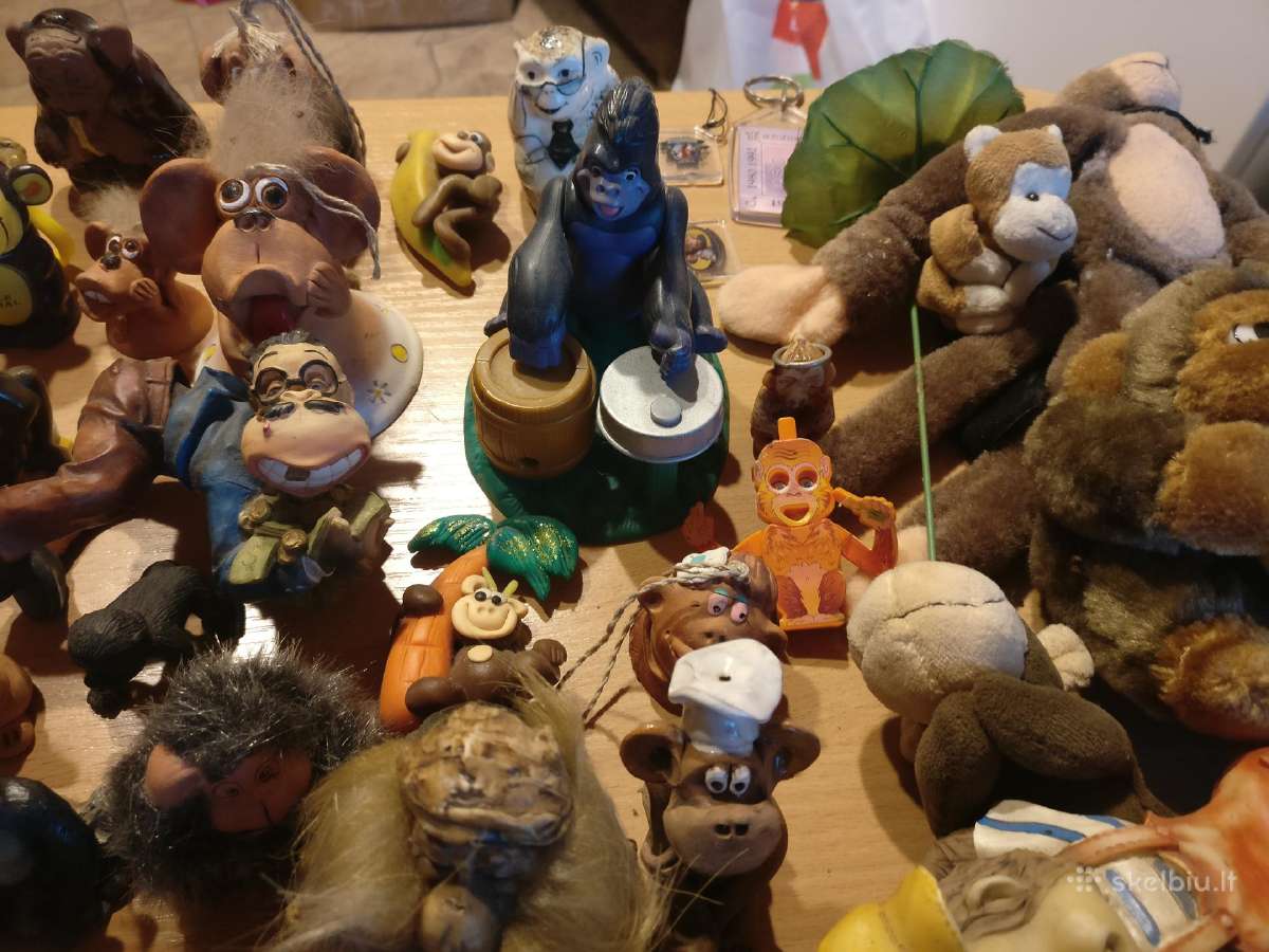 Beždžionių figurelės - nuotraukos Nr. 4