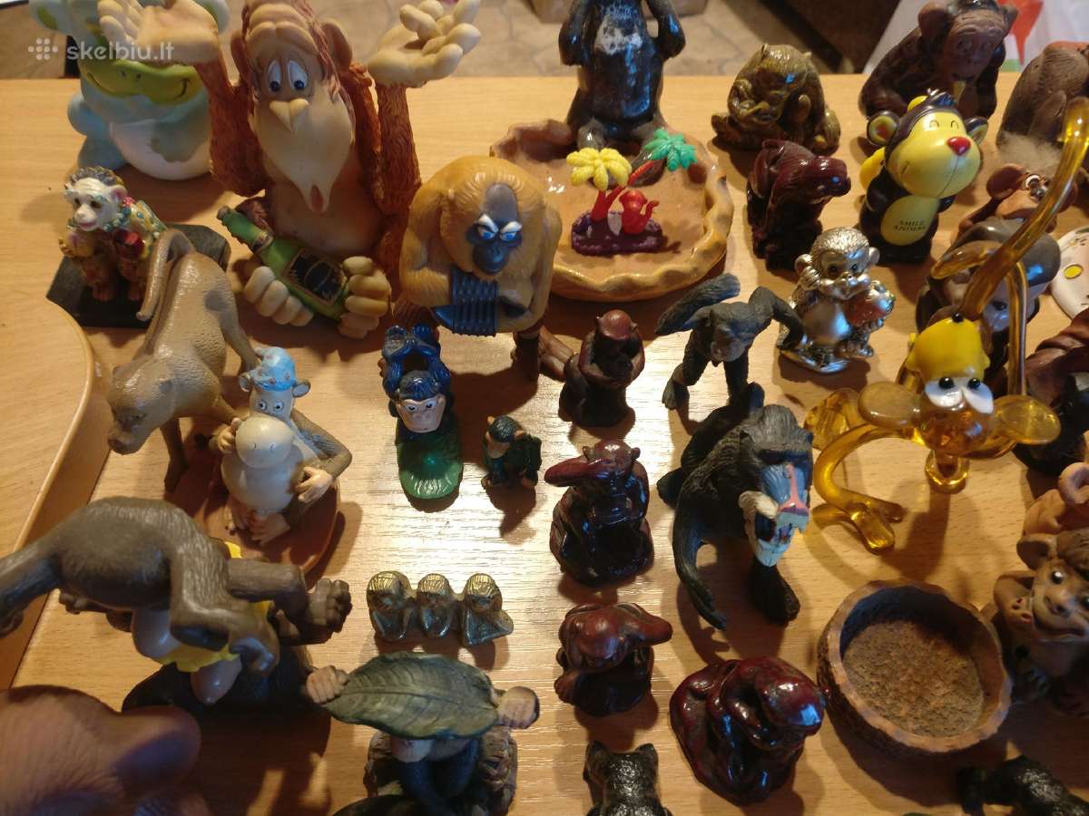 Beždžionių figurelės - nuotraukos Nr. 5