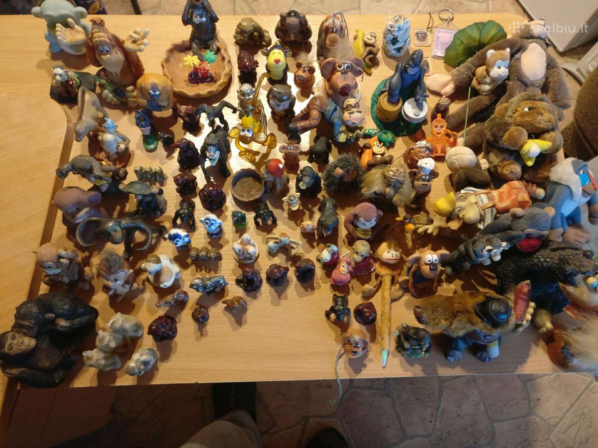 Beždžionių figurelės - nuotraukos Nr. 8