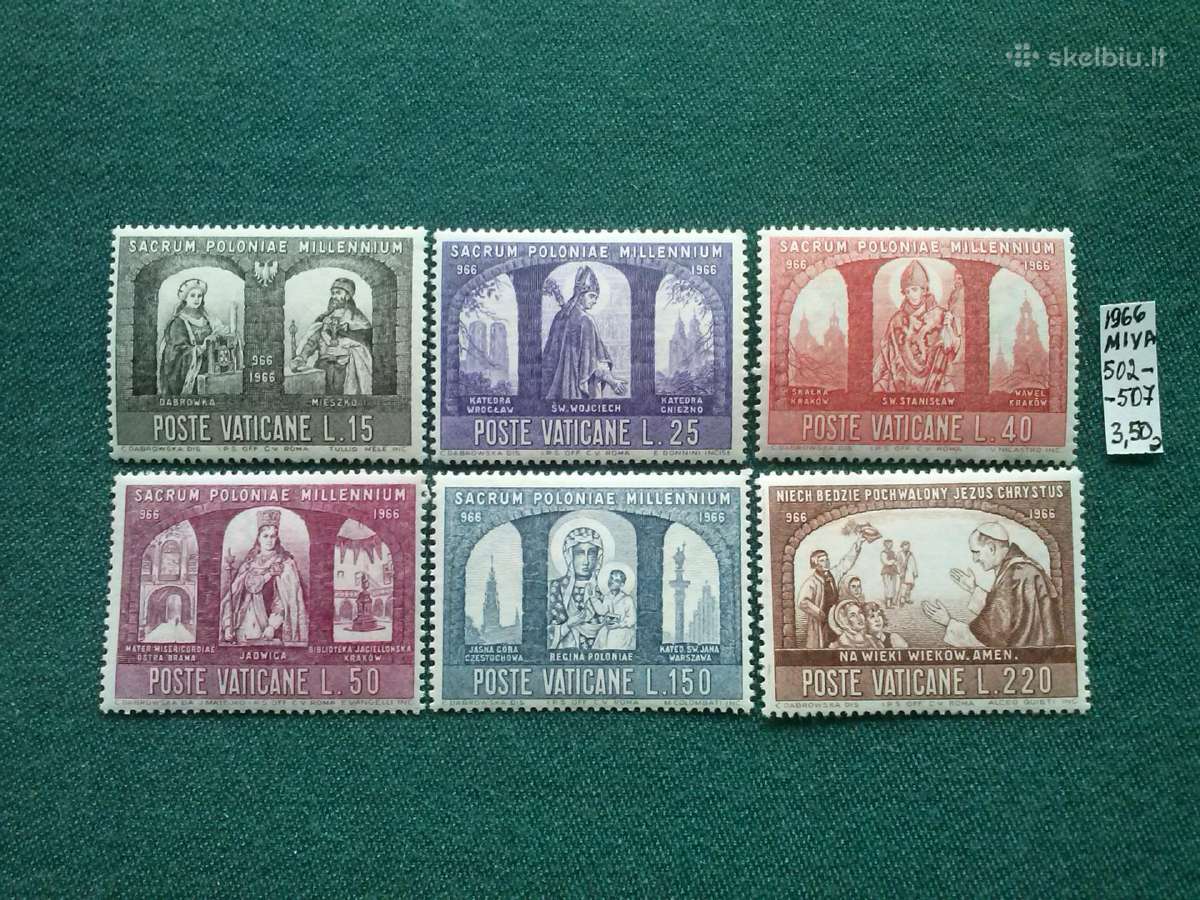 Vatikan 1966 m. - nuotraukos Nr. 2