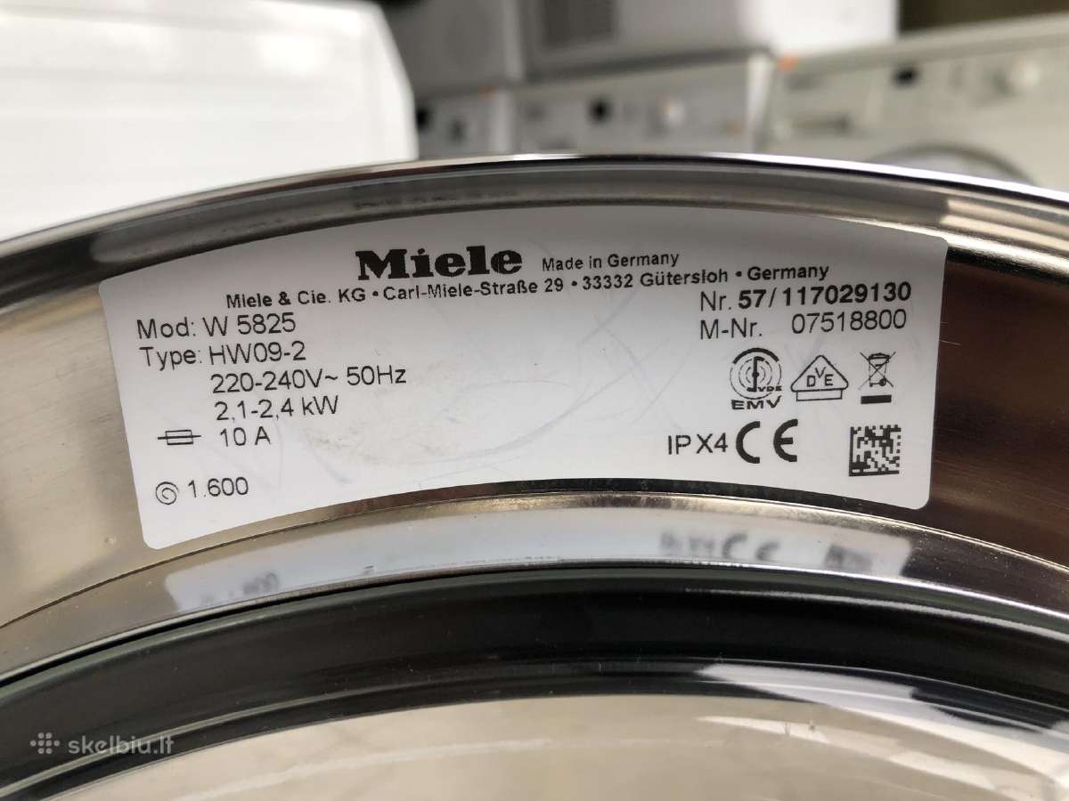 Miele W5825 - nuotraukos Nr. 6