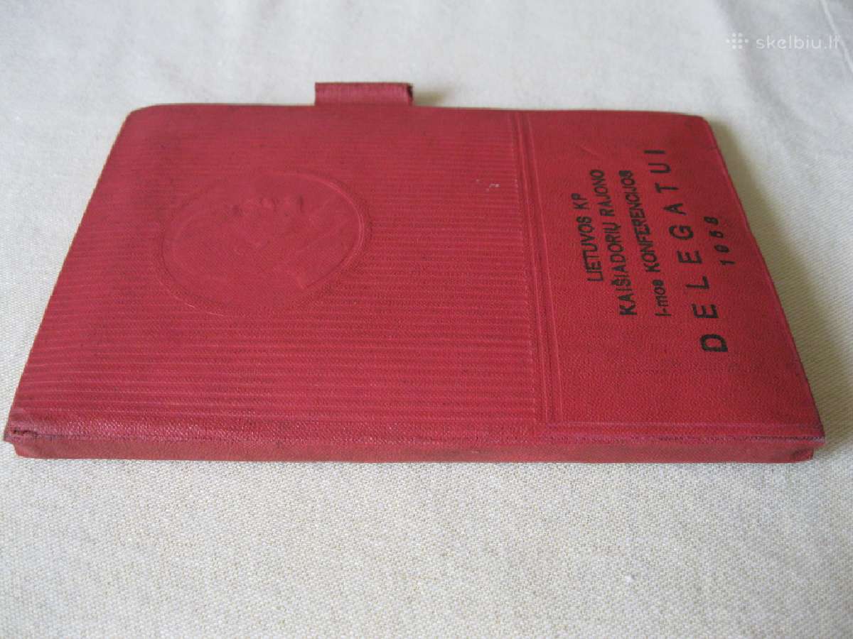 1958 Lietuvos Kp Delegatui.. .zr. foto. - nuotraukos Nr. 4