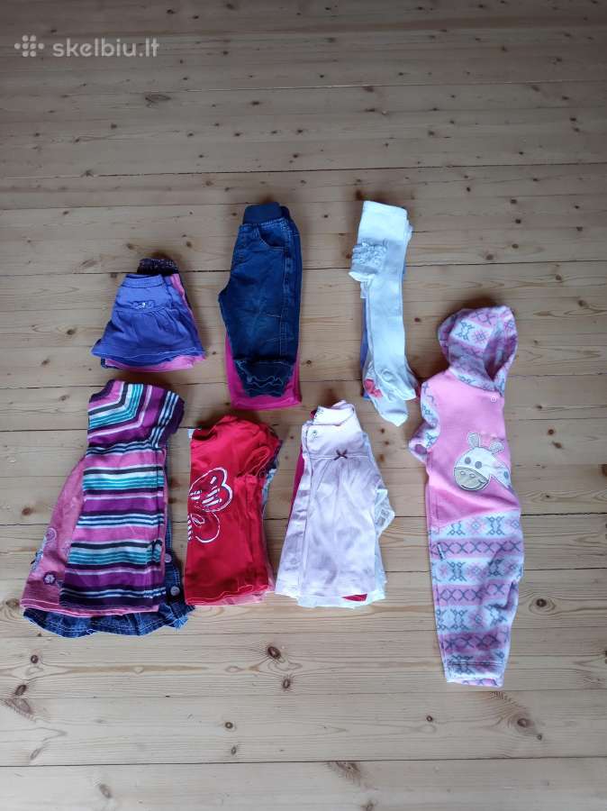 Rūbeliai (dydis 68-74 cm) mergaitei urmu