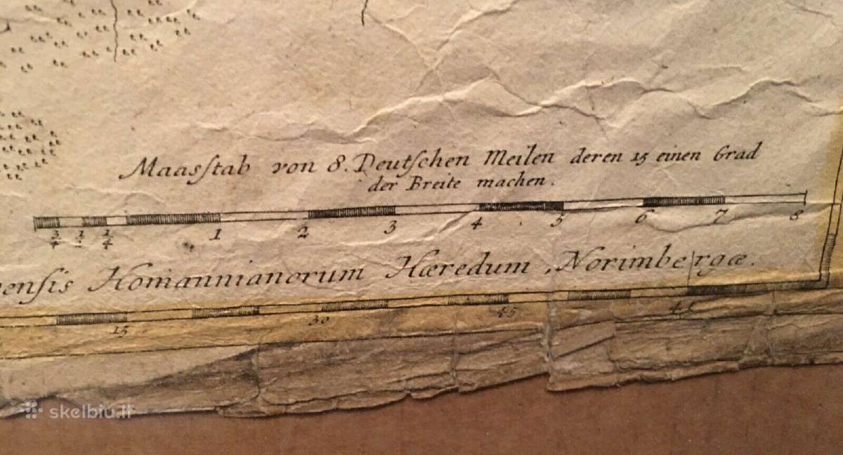 1780 m. originalus Prūsijjos žemėlapis - nuotraukos Nr. 16
