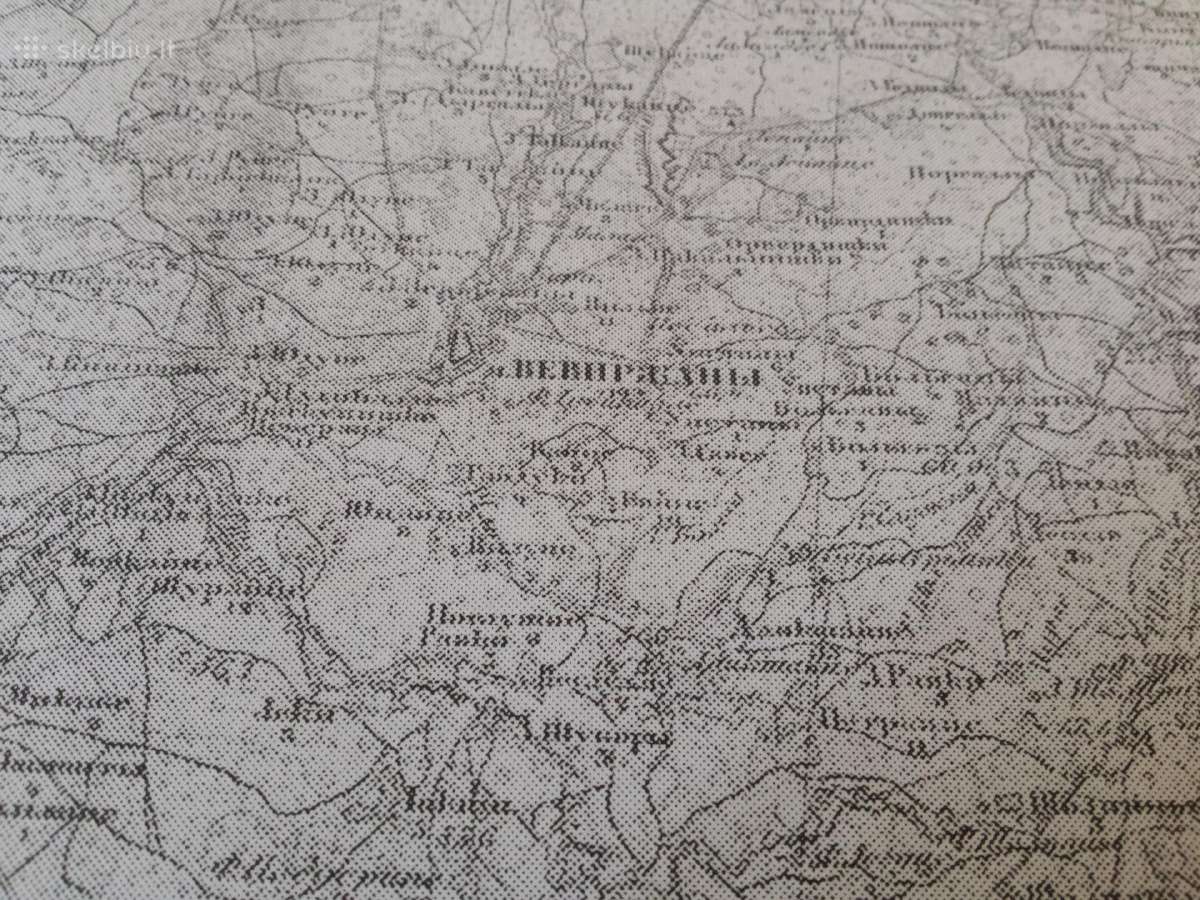 Senovinė žemėlapio kopija - Veiviržėnų kraštas - nuotraukos Nr. 2