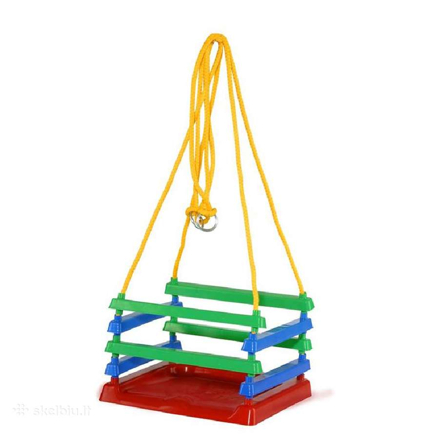 Medinės ir plastmasinės sūpynės su apsauga - nuotraukos Nr. 8