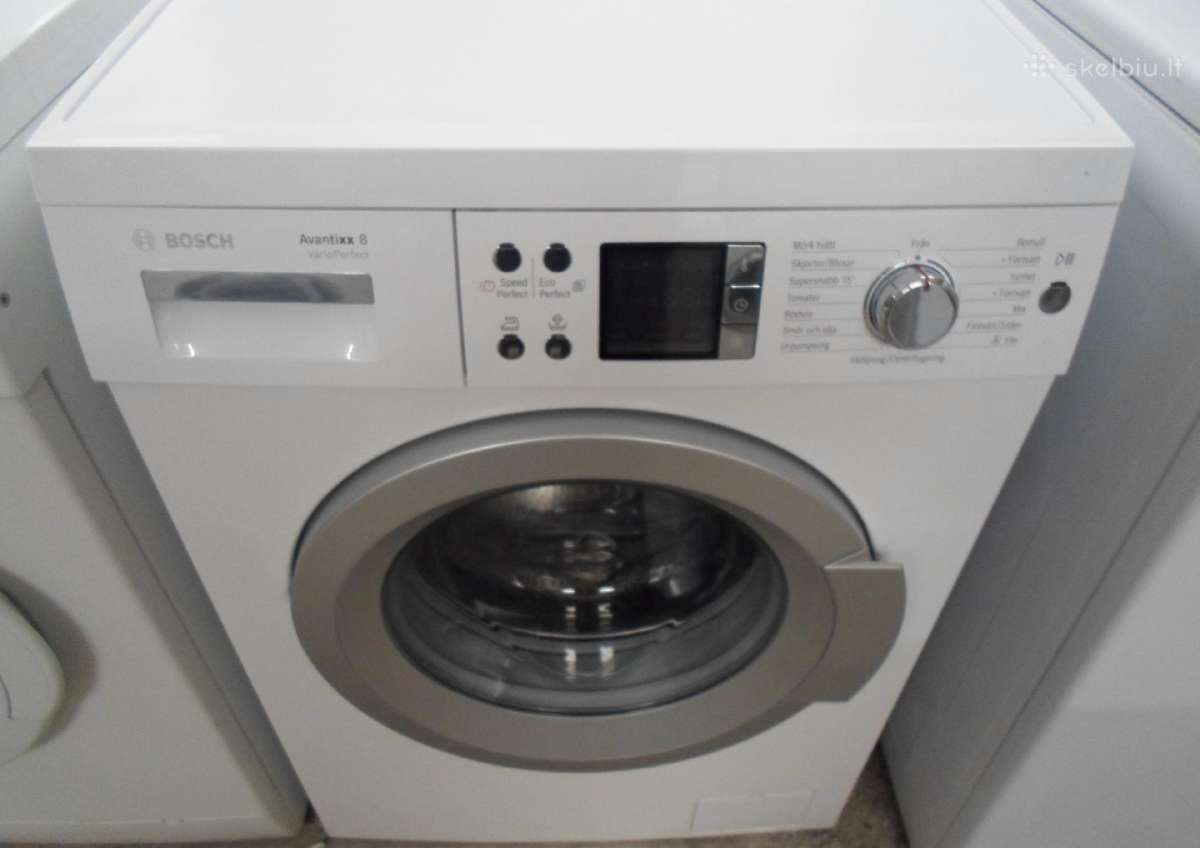 Skalbimo masina Bosch A Klase 8kg. - nuotraukos Nr. 2