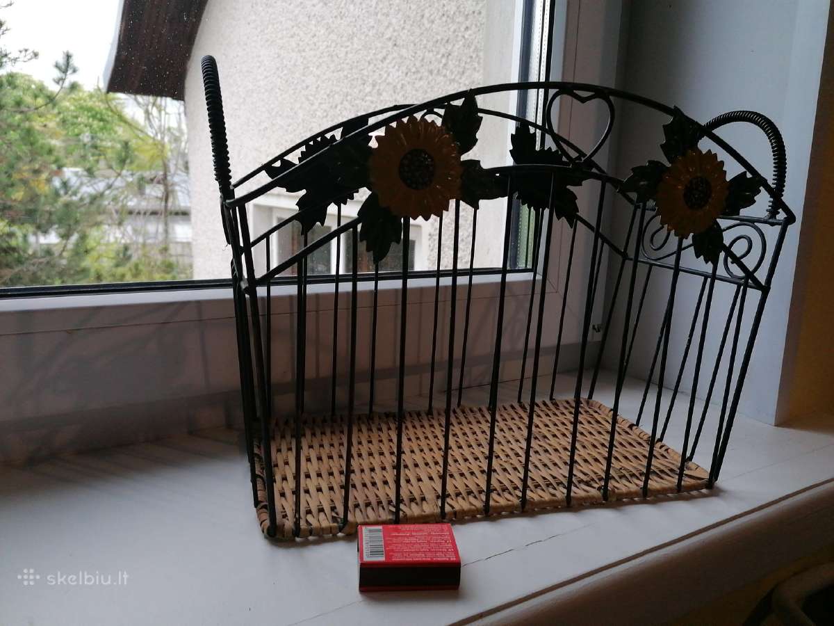 Metalinis dekoratyvinis krepšelis - nuotraukos Nr. 6