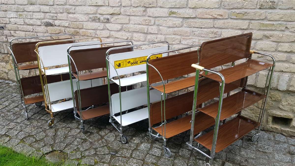 Vintažiniai serviravimo staliukai "Dinett" - nuotraukos Nr. 8