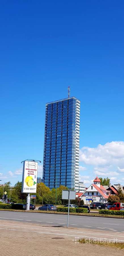Išskirtinio buto nuoma Klaipėdos centre 30 aukšte