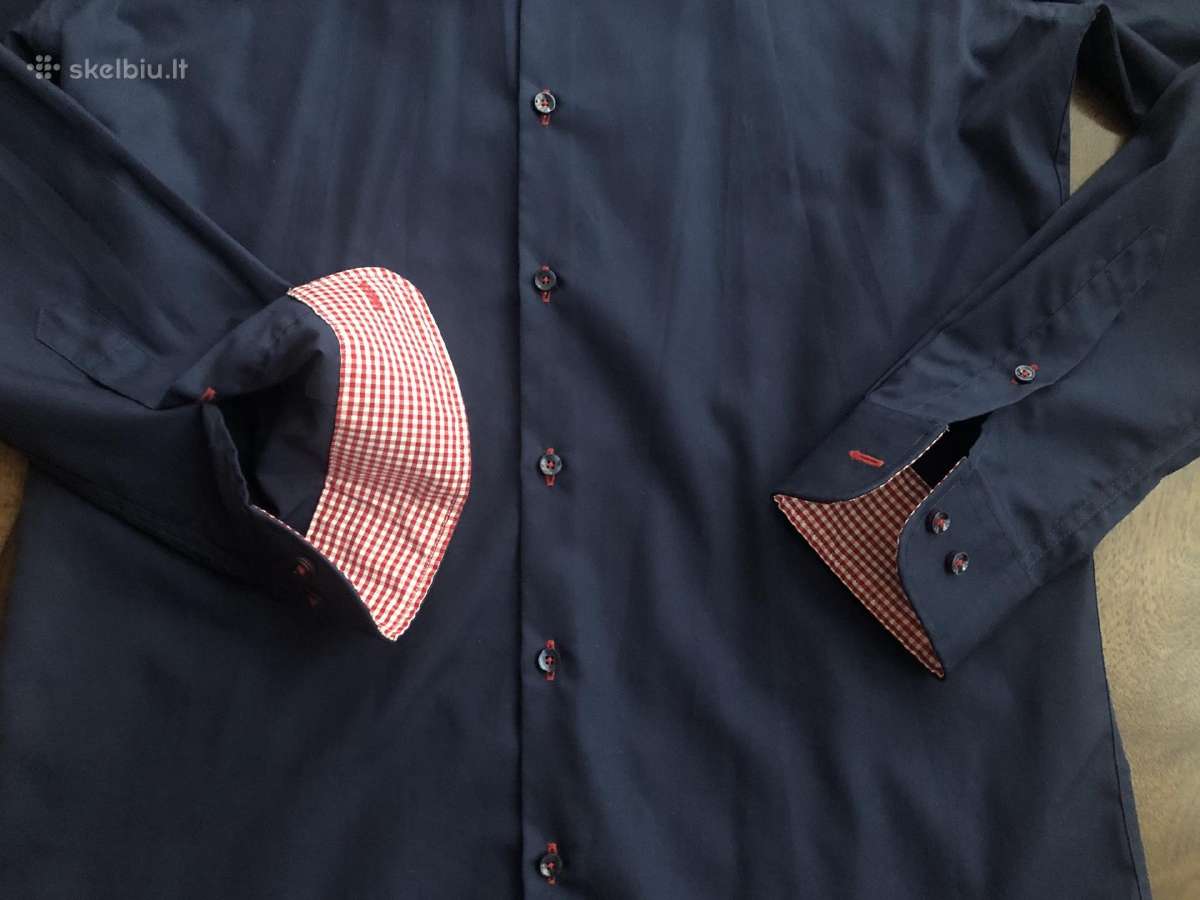 Jake*s nauji (luxury) melyni marskiniai 39/40 - nuotraukos Nr. 2