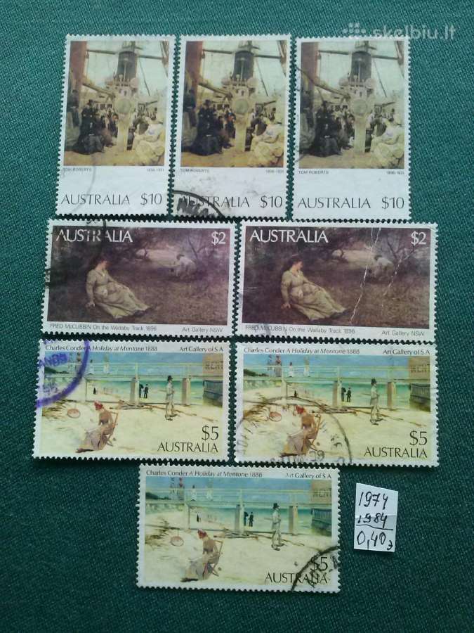 Australija 1974 m.-1984m