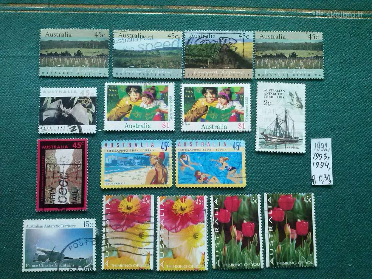 Australija.1992-1994m.