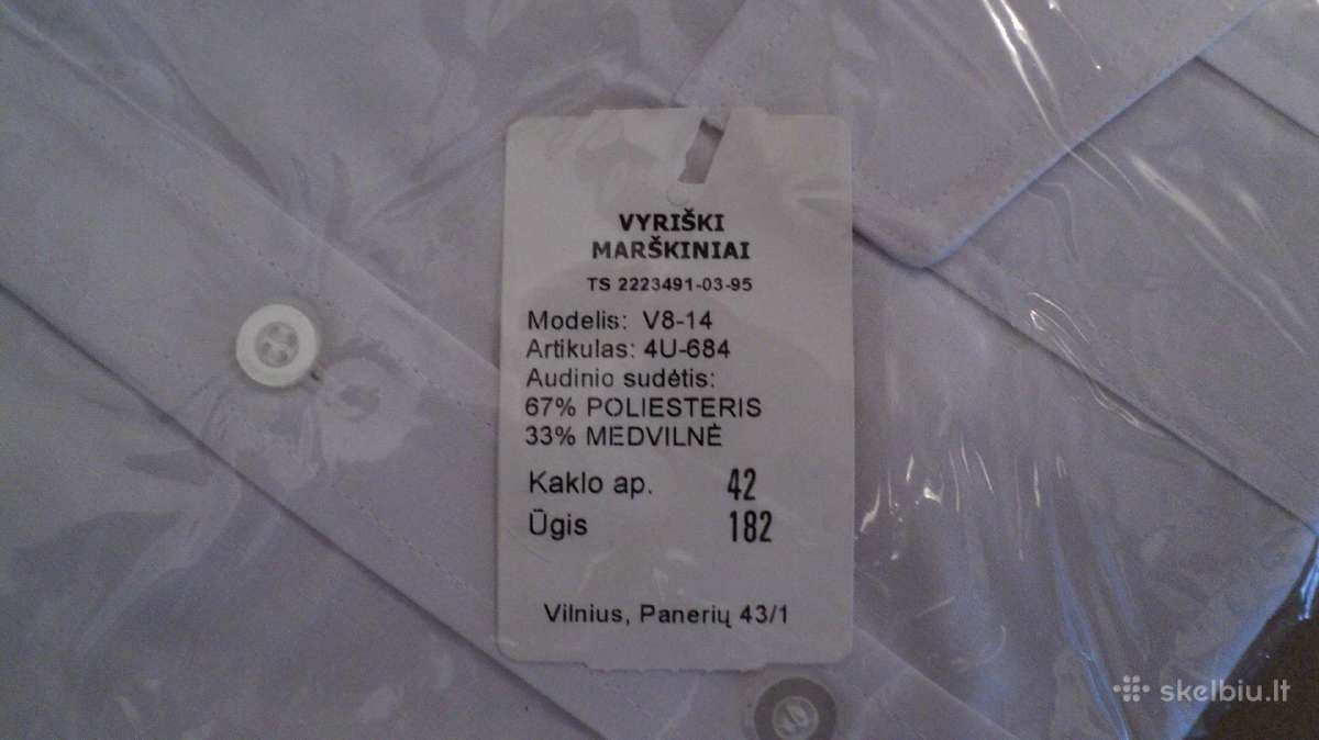 Marškiniai ilgomis ir trumpomis rankovėmis - nuotraukos Nr. 4