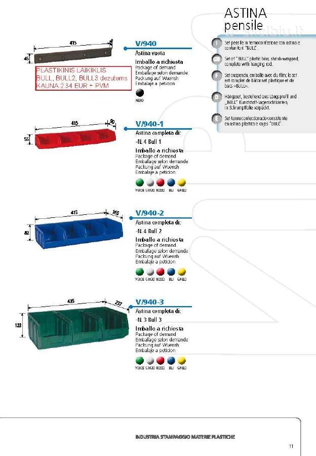 Plastikines dezutes Bull Puma - nuotraukos Nr. 4