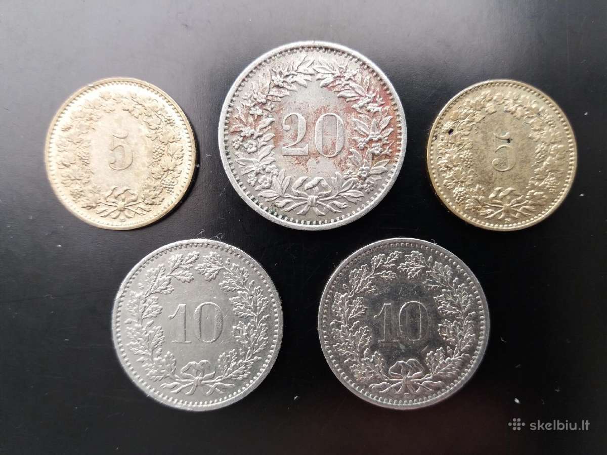 Šveicarijos Konfederacijos monetos - nuotraukos Nr. 2