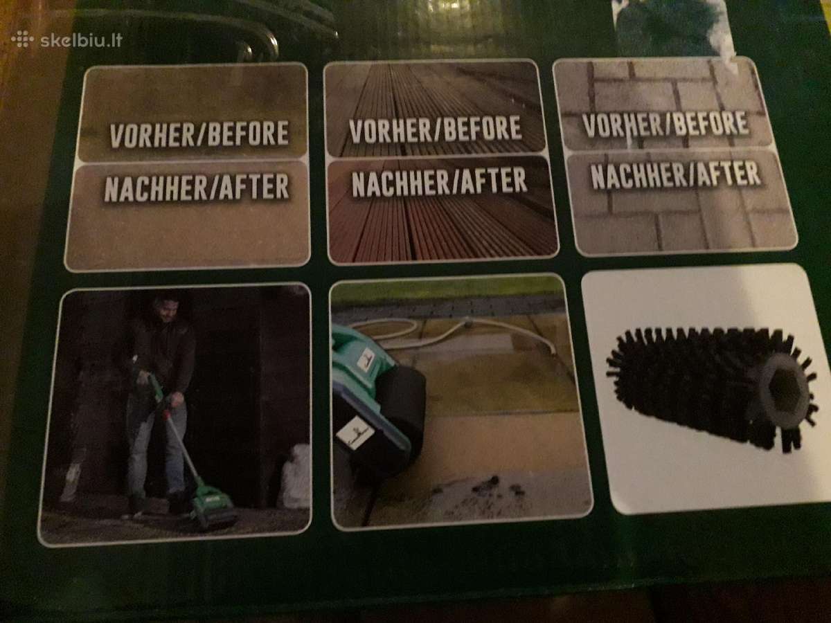 Įvairūs lauko trinkelių/medinių terasų šveitikliai - nuotraukos Nr. 4