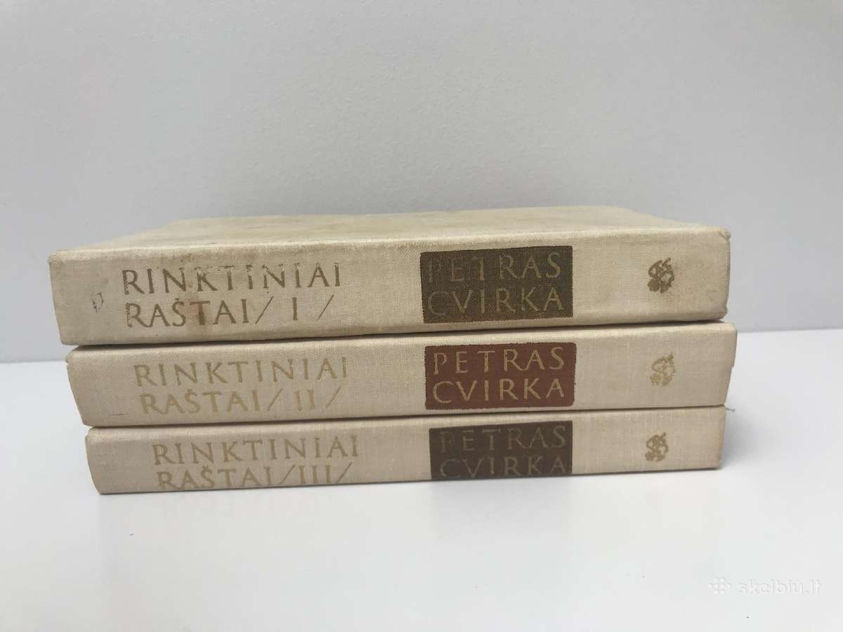 Petras Cvirka “Rinktiniai rasta.i Trys tomai - nuotraukos Nr. 3