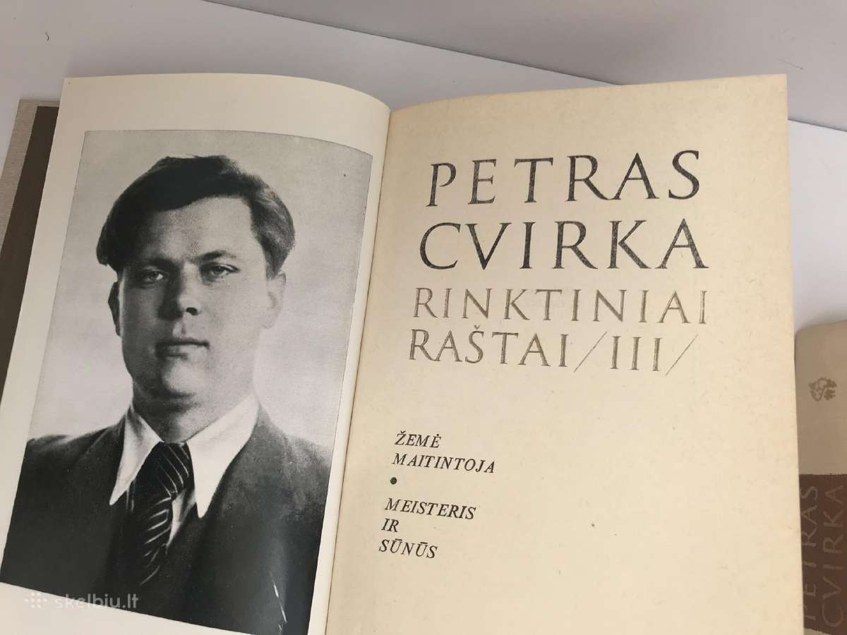 Petras Cvirka “Rinktiniai rasta.i Trys tomai - nuotraukos Nr. 4