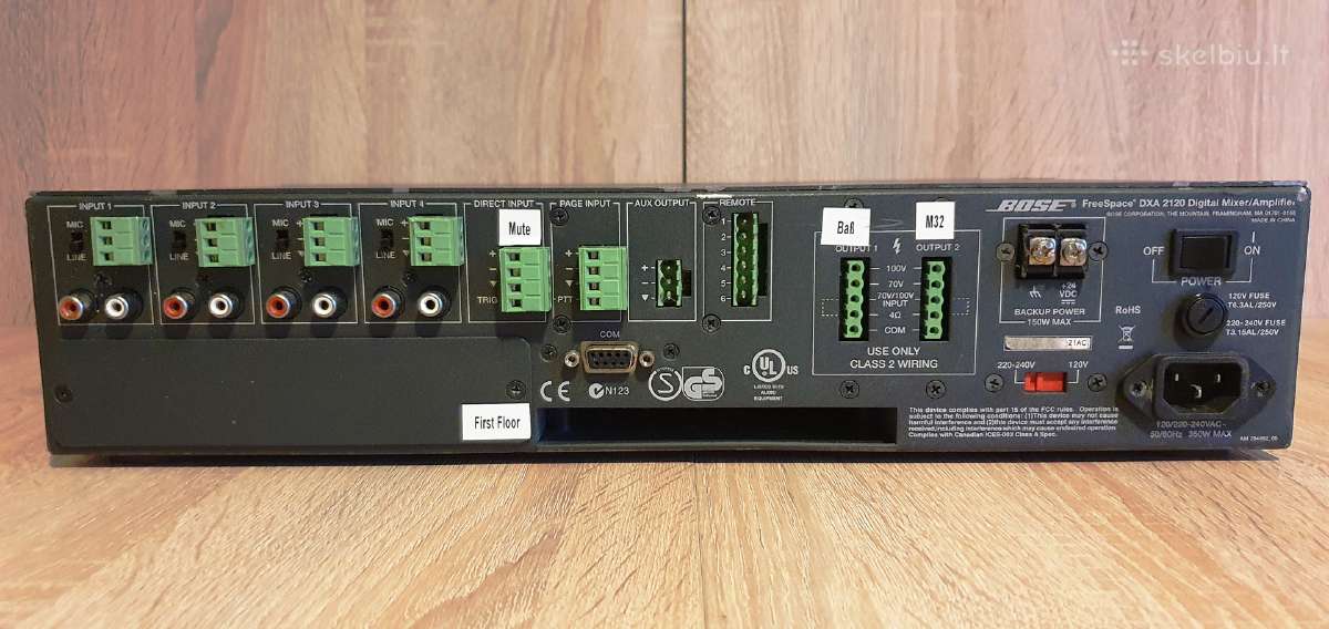 Bose Free Space Dxa 2120 digital mixer/amplifier - nuotraukos Nr. 3