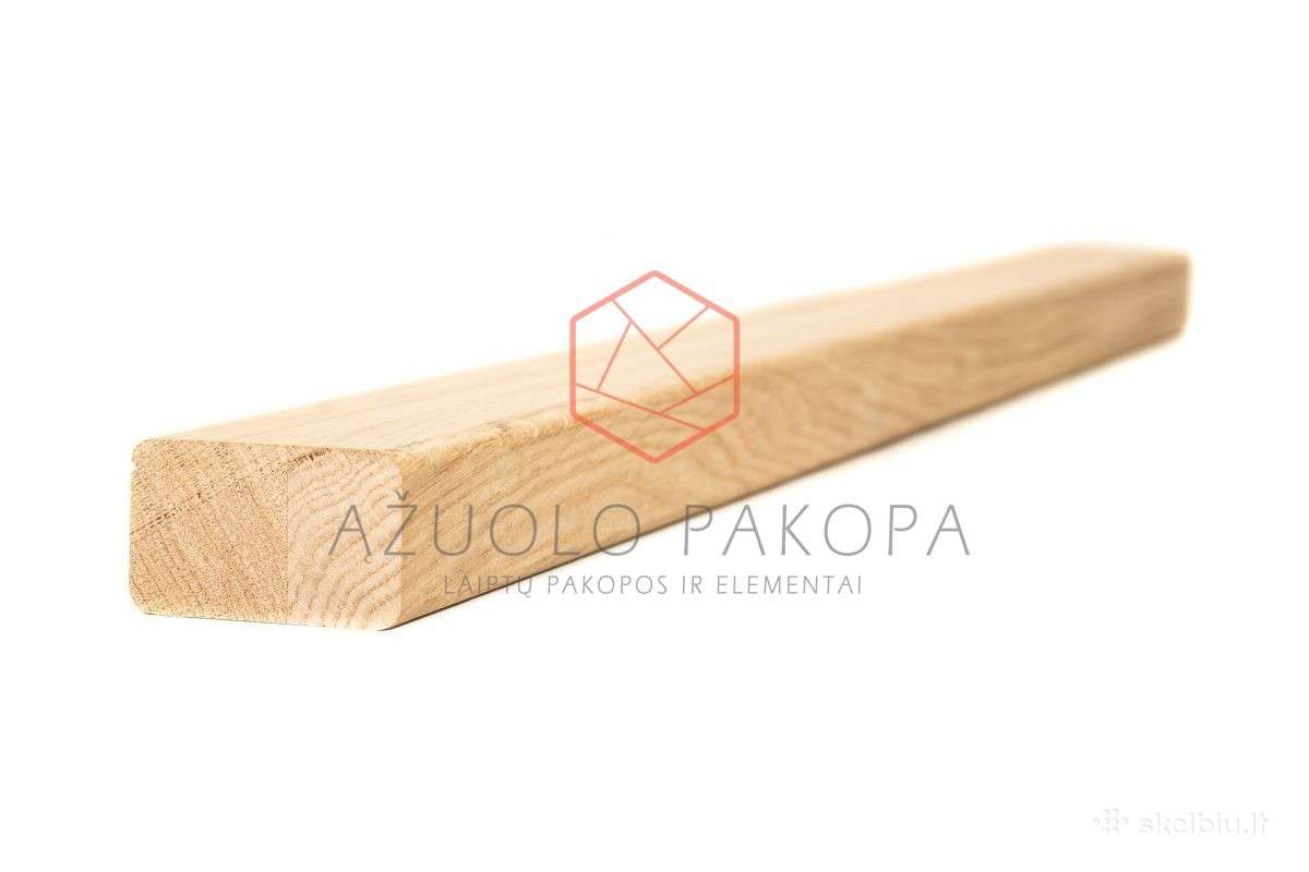 Ąžuolo/uosio pakopos, stalviršiai, palangės. - nuotraukos Nr. 2