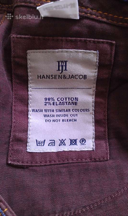 Džinsai Hansen&jacob 34/32 švedų gamybos - nuotraukos Nr. 7