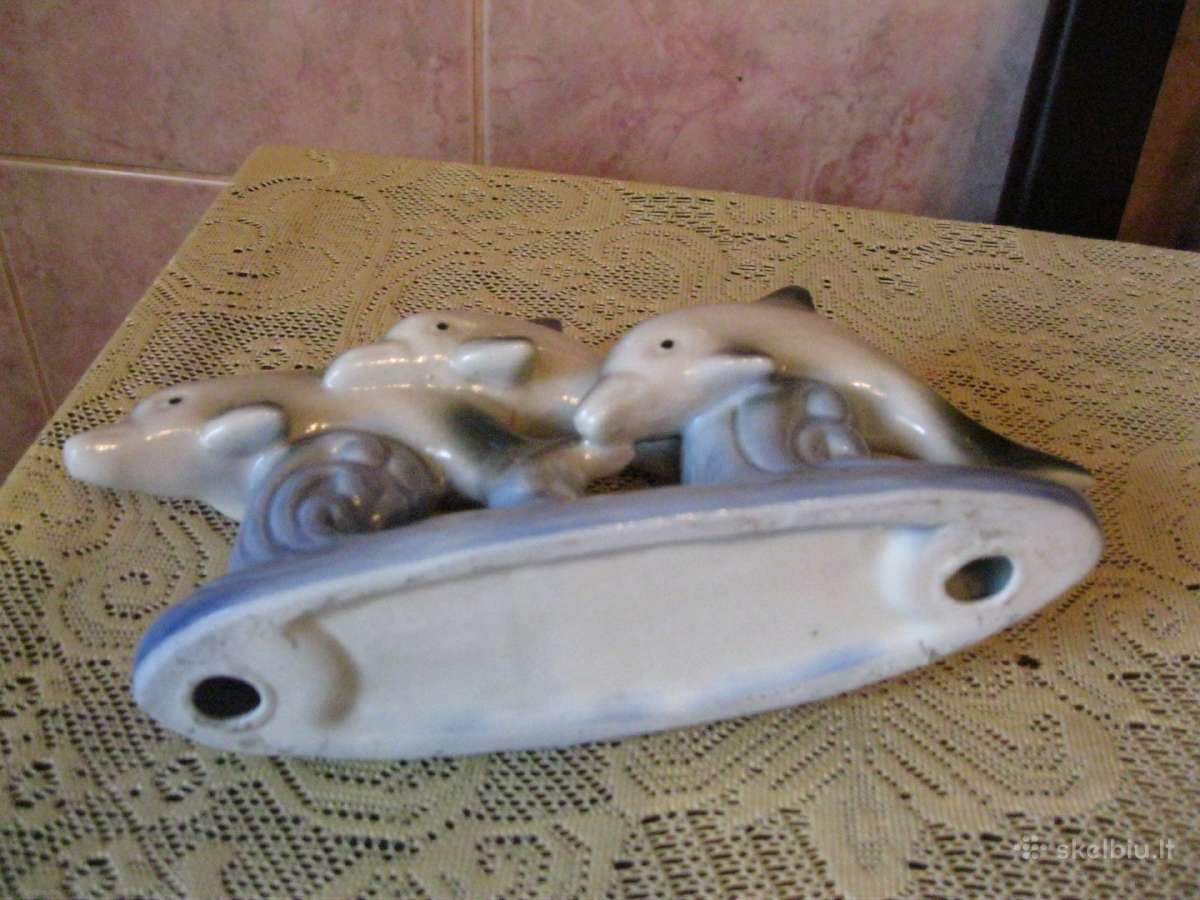 Porceliano Statulele - Delfinai.zr. Foto. - nuotraukos Nr. 5