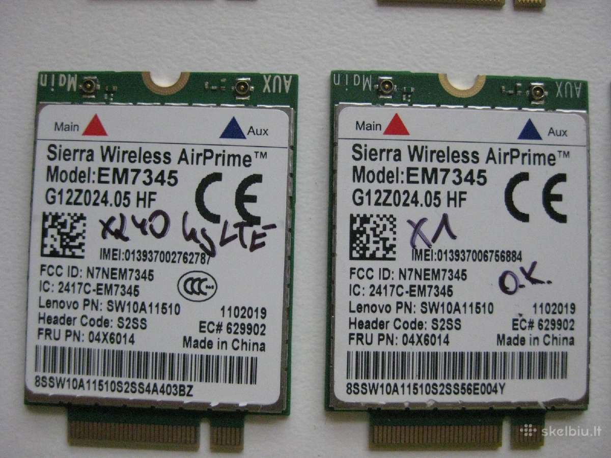 Vidinis notebook modemas Lte 4G 3g - nuotraukos Nr. 4