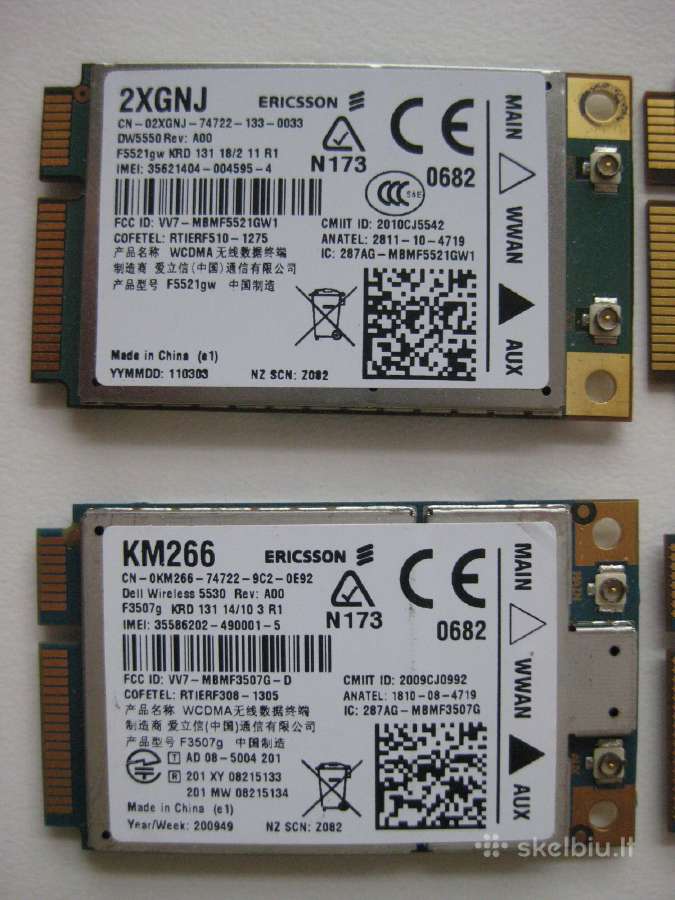 Vidinis notebook modemas Lte 4G 3g - nuotraukos Nr. 6